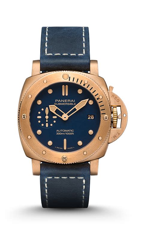 panerai submersible bronzo blu abisso